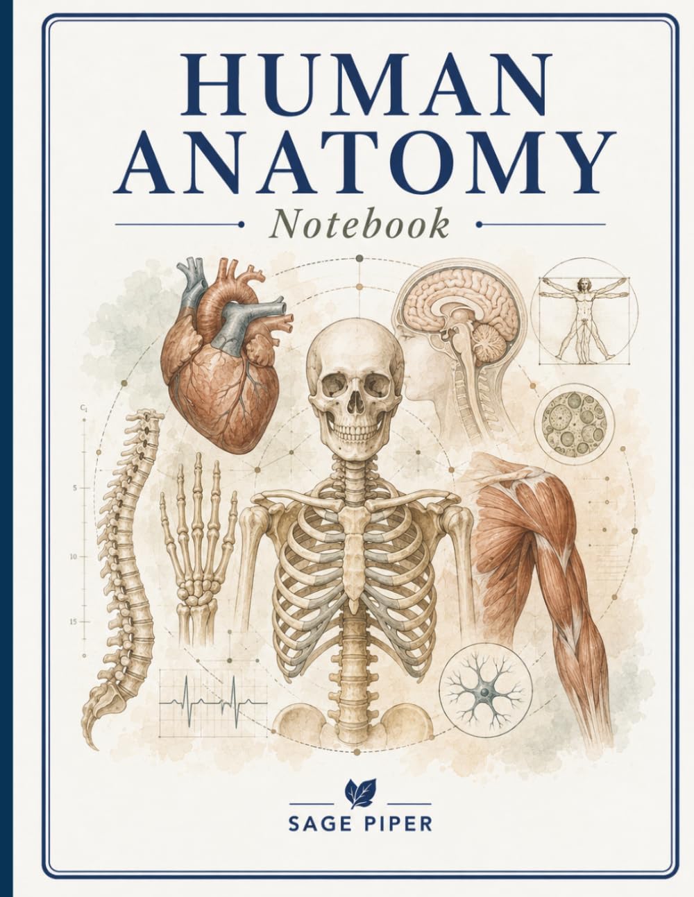 Human Anatomy Notebook for Students