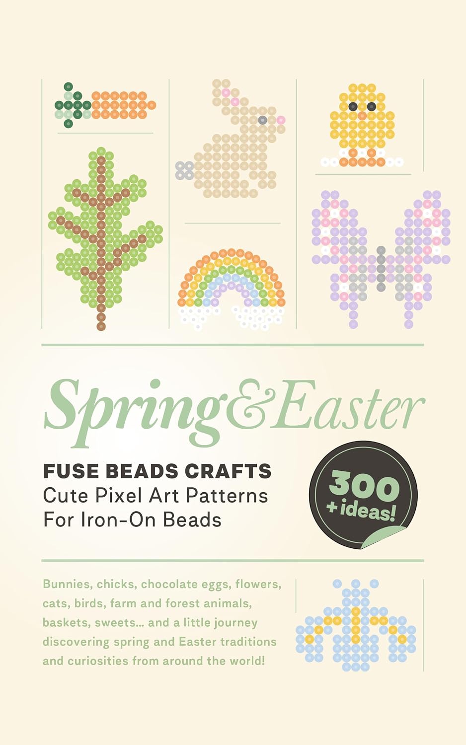 ler totalmente Spring&Easter Fuse Beads Crafts: Cute Pixel Art Patterns For Iron-On Beads (English Edition)