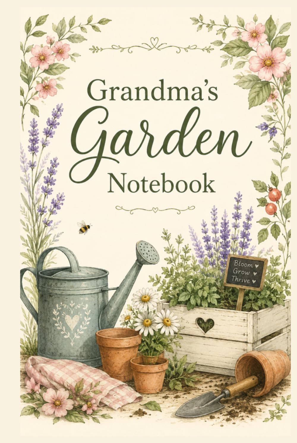 ler totalmente Plant Log Book for Tracking Flowers, Vegetables & Herbs | A Gardening Journal for Grandma