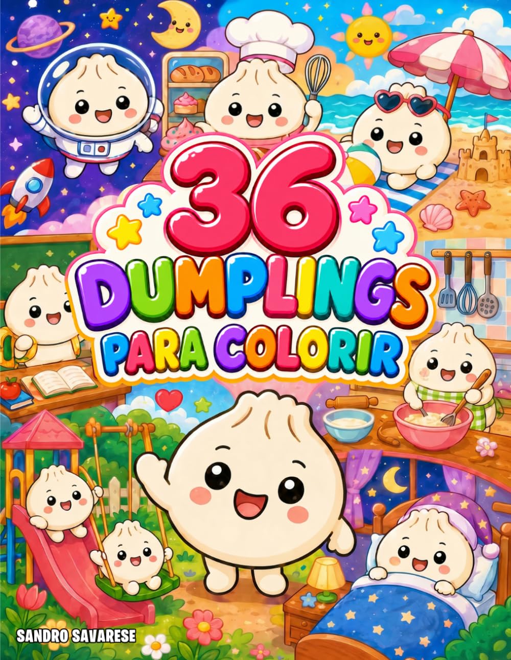 ler totalmente Dumplings Kawaii – Livro de Colorir para Crianças: 36 desenhos de Dumplings para colorir para crianças de 4 a 10 anos (Portuguese Edition)