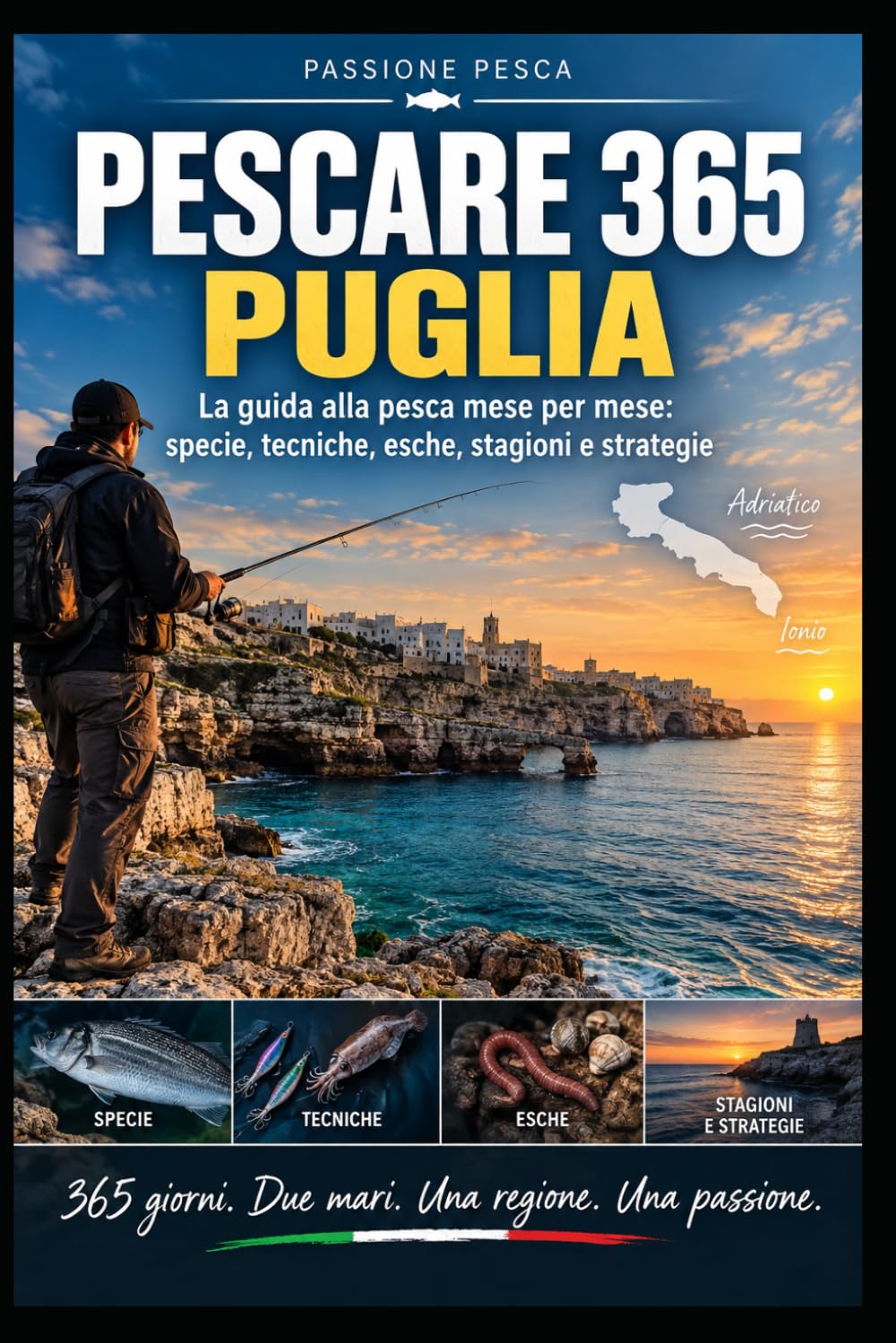 capítulo por capítulo baixar PESCARE 365 – PUGLIA: La guida alla pesca mese per mese: specie, tecniche, esche, stagioni e strategie (365 Pescare in Italia) (Italian Edition)