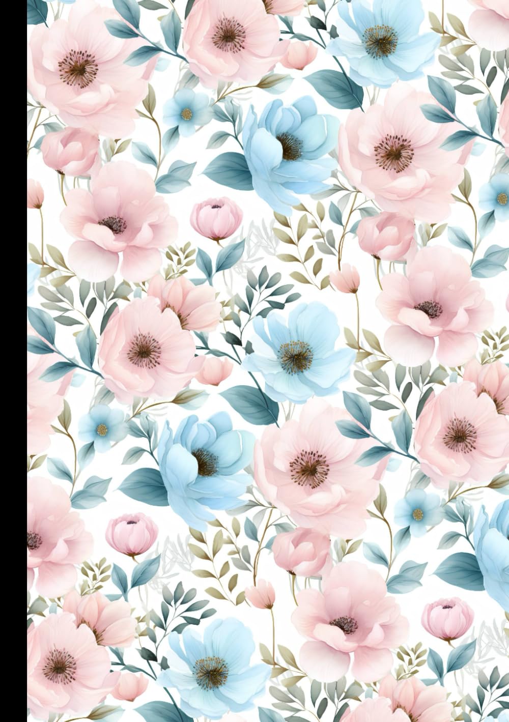 ler totalmente HEXENGIFT Notizbuch A5 Lineatur: gepunktet | Blumen Flower Pattern | ohne Beschriftung auf dem Cover | 110 Seiten, 55 Blatt | Auch super als... | Diary Bullet Journal (German Edition)