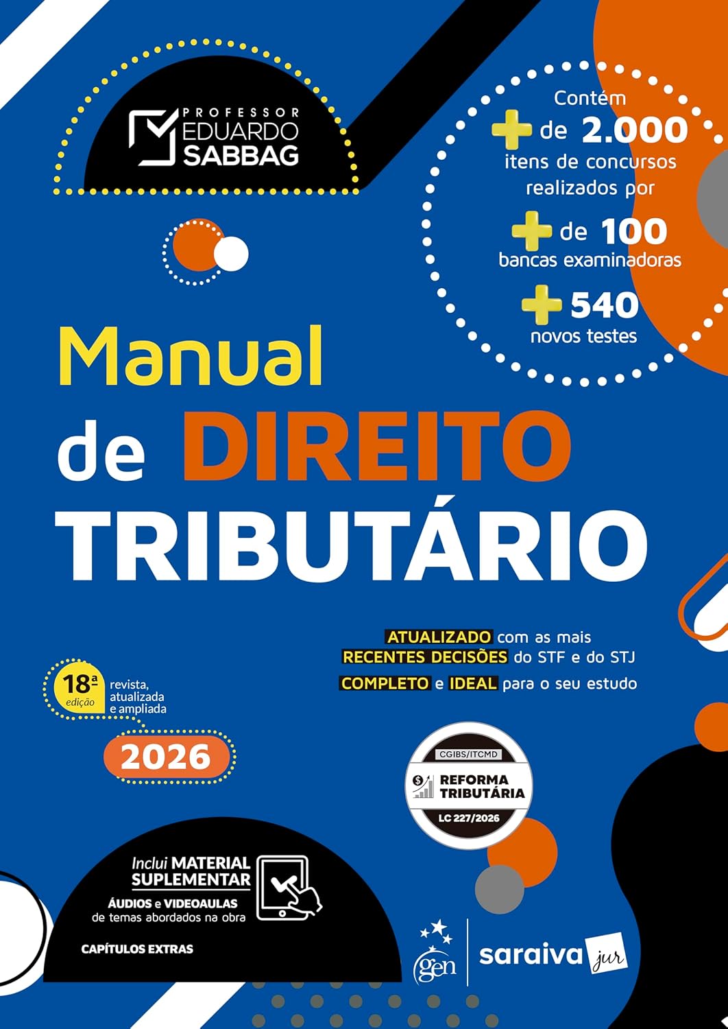 Manual de Direito Tributário - 18ª Edição 2026 baixar o livro de graça