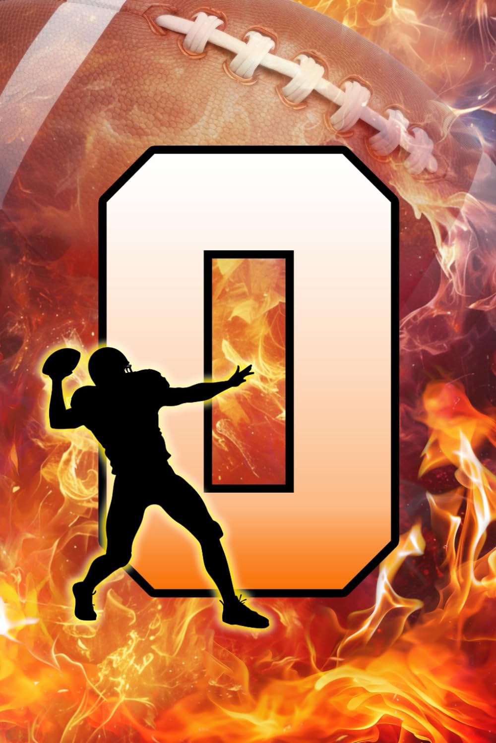 capítulo por capítulo baixar O: Letter "O" Initial American Football Player and Fire Flames Personalized Name Monogram Notebook - College-Ruled Personal Journal, Writing Pad, or Diary for Football Fans - 110 Pages, 6x9