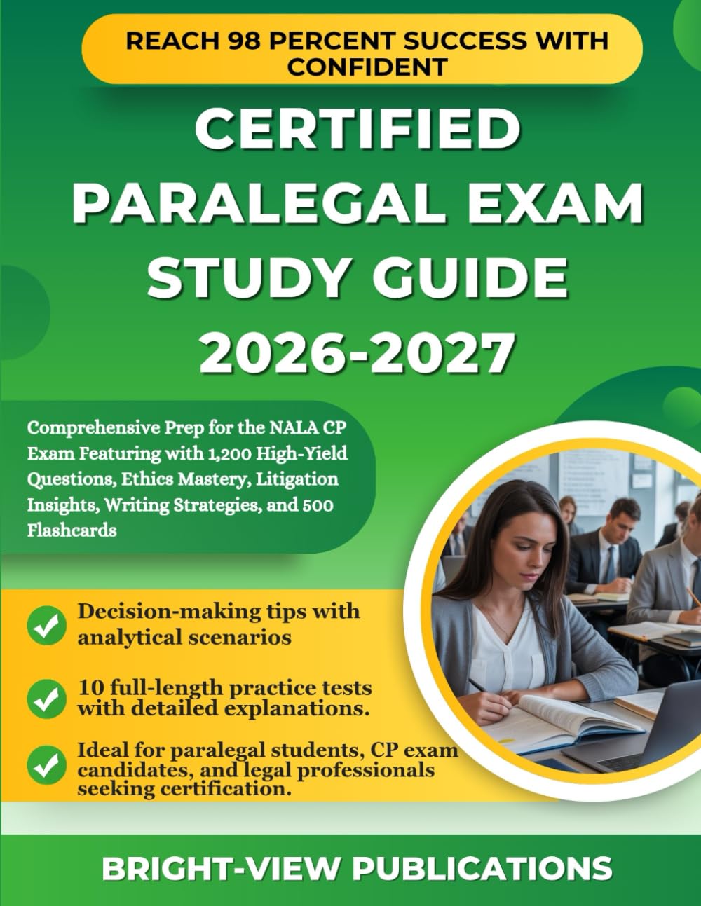capítulo por capítulo baixar CERTIFIED PARALEGAL EXAM STUDY GUIDE 2026-2027: Comprehensive Prep for the NALA CP Exam Featuring with 1,200 High-Yield Questions, Ethics Mastery,... Writing Strategies, and 500 Flashcards