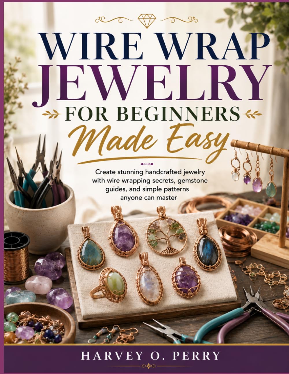 capítulo por capítulo baixar Wire Wrap Jewelry for Beginners Made Easy: Create stunning handcrafted jewelry with wire wrapping secrets, gemstone guides, and simple patterns anyone can master
