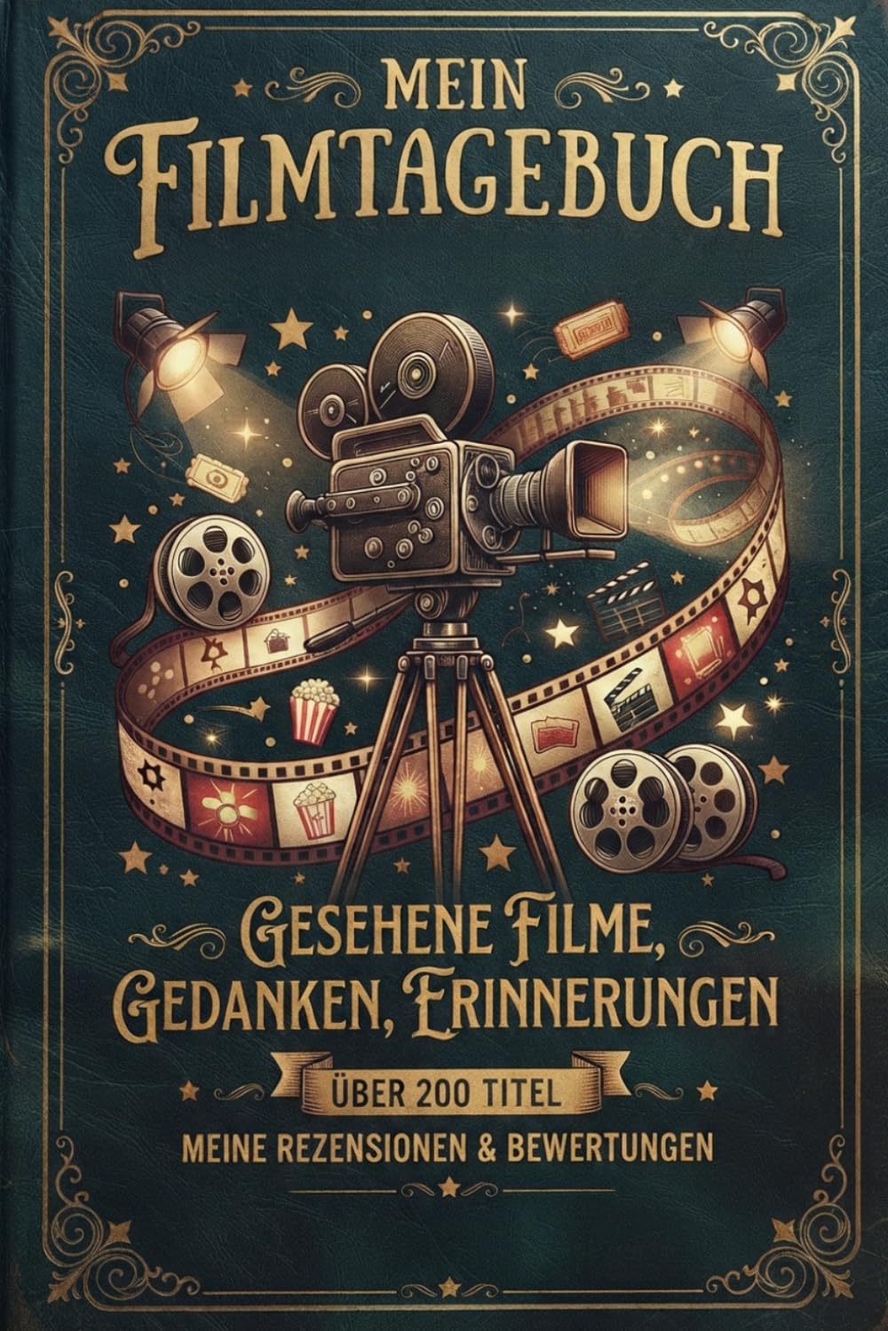 capítulo por capítulo baixar Mein Filmtagebuch: Platz für über 200 Filme mit Bewertung, Rezension & persönlichen Notizen | Geschenkidee für Kino- und Filmliebhaber (German Edition)