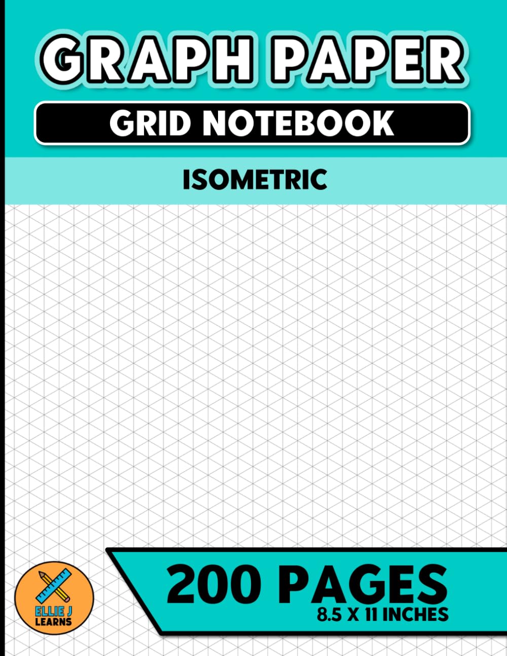 capítulo por capítulo baixar Graph Paper Grid Notebook: For Students | Isometric | 200 Pages | Large - 8.5 x 11 Inches