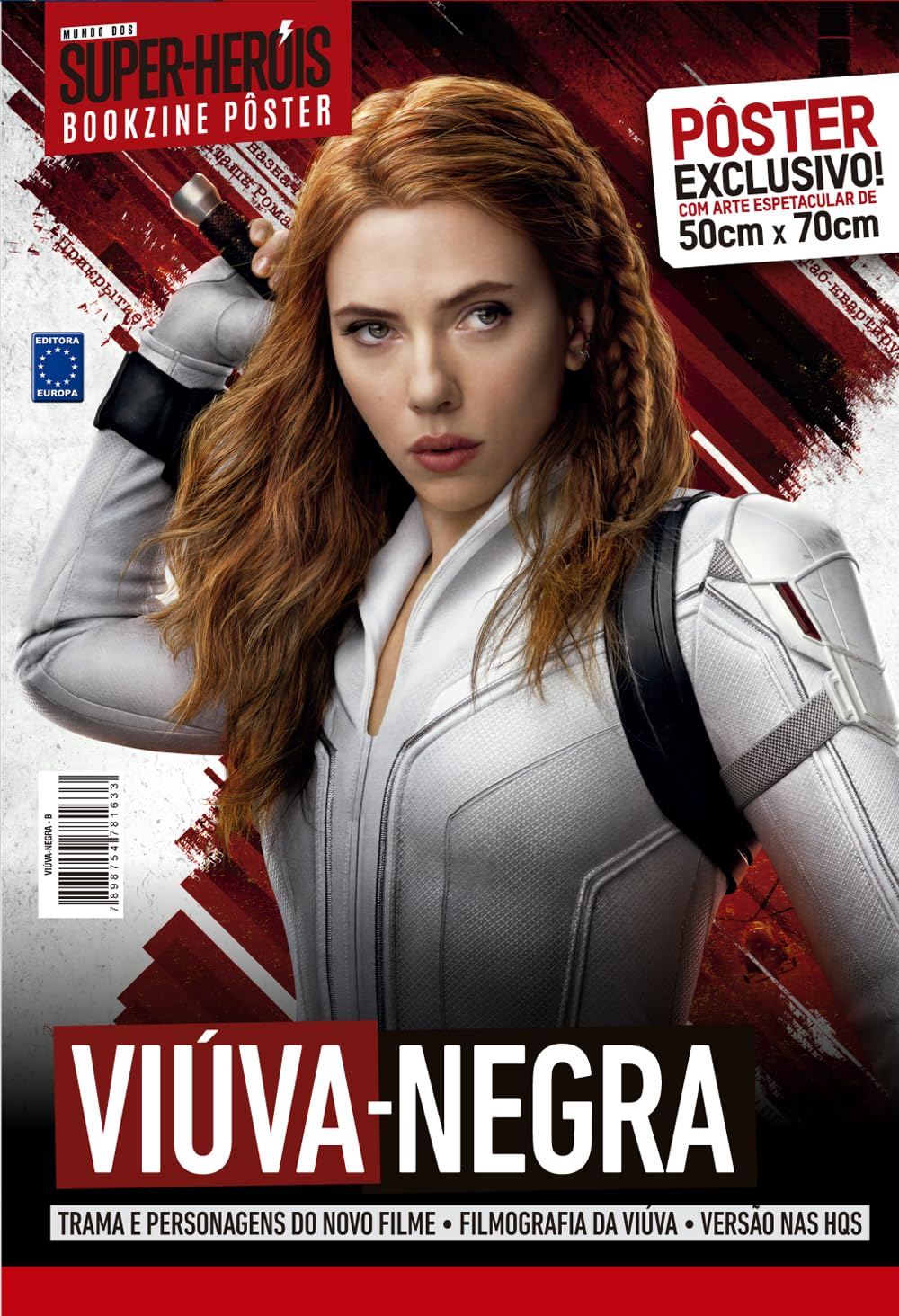 Viúva Negra - Arte B - Superpôster Mundo dos Super-Heróis baixar o livro de graça