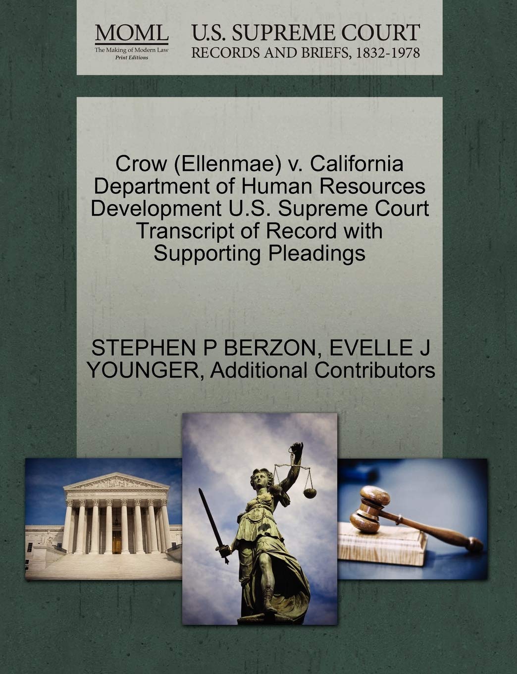 capítulo por capítulo baixar Crow (Ellenmae) v. California Department of Human Resources Development U.S. Supreme Court Transcript of Record with Supporting Pleadings