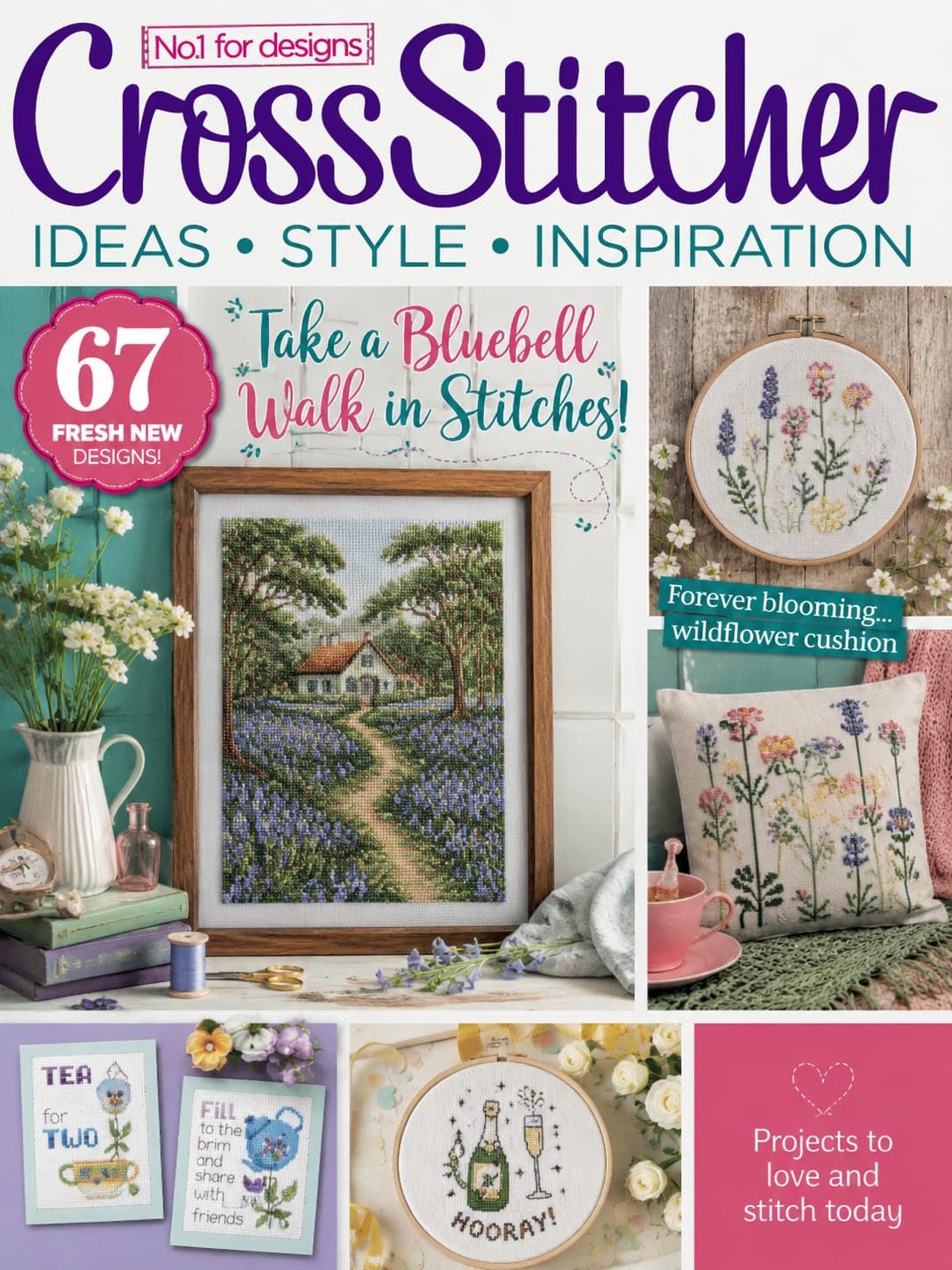 ler totalmente Cross Stitch Pattern Collection Featuring Bluebell Walk Scenes, Wildflower Cushion Designs, Seasonal Floral Projects, Decorative Home Stitching, Creative... Nature Inspired Samplers (English Edition)
