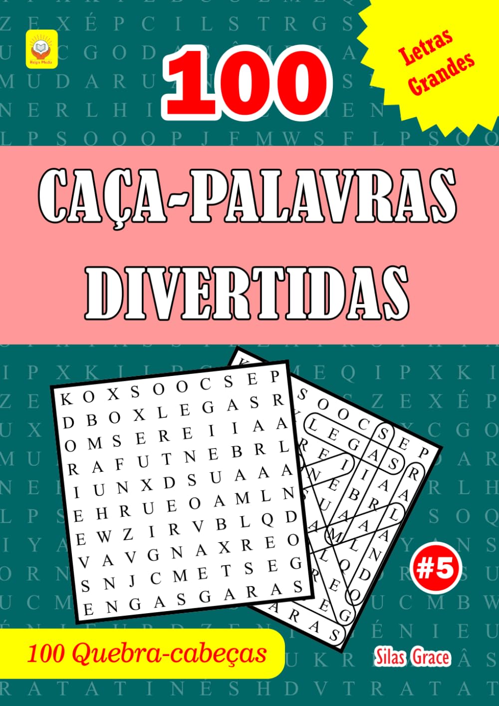 100 CAÇA-PALAVRAS DIVERTIDAS: #5 (PORTUGUESE EDITION): 100 puzzles divertidos e fáceis com soluções para o manter entretido baixar o livro de graça