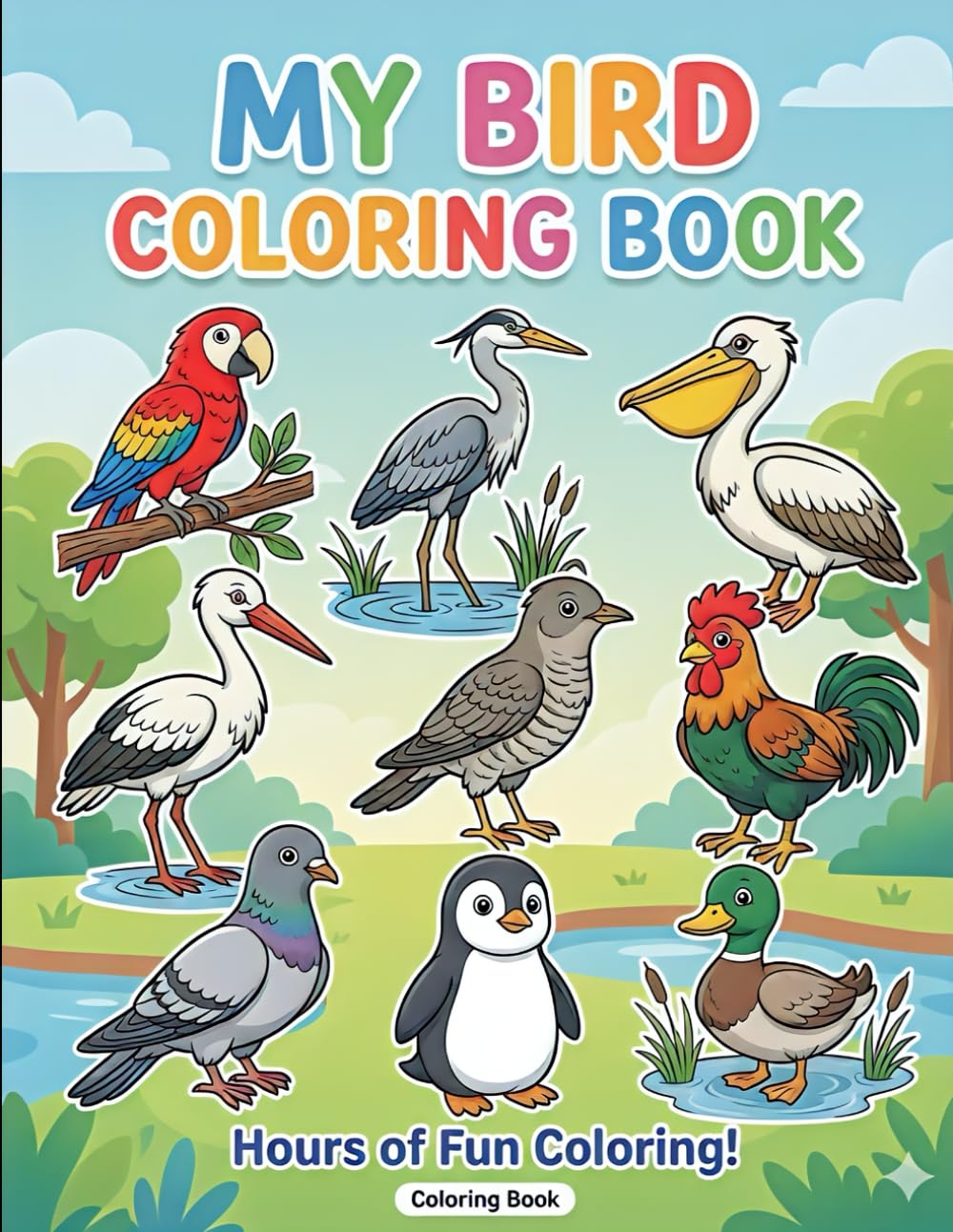 ler totalmente MY BIRD COLORING BOOK