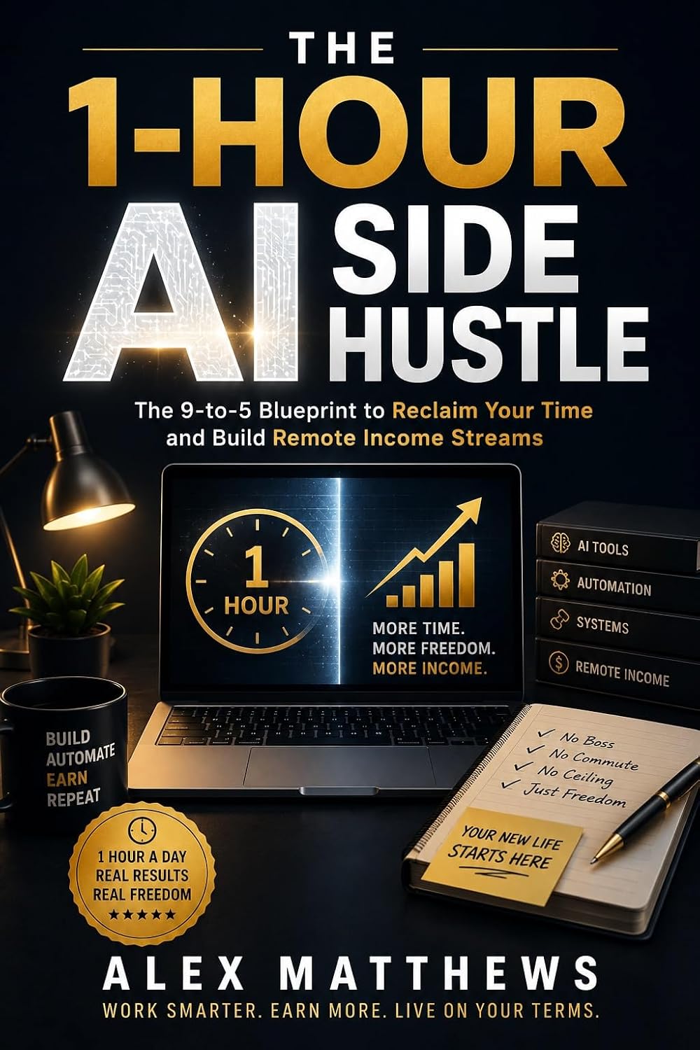 THE 1-HOUR AI SIDE HUSTLE: The 9-to-5 Blueprint to Reclaim Your Time and Build Remote Income Streams (English Edition) baixar o livro de graça