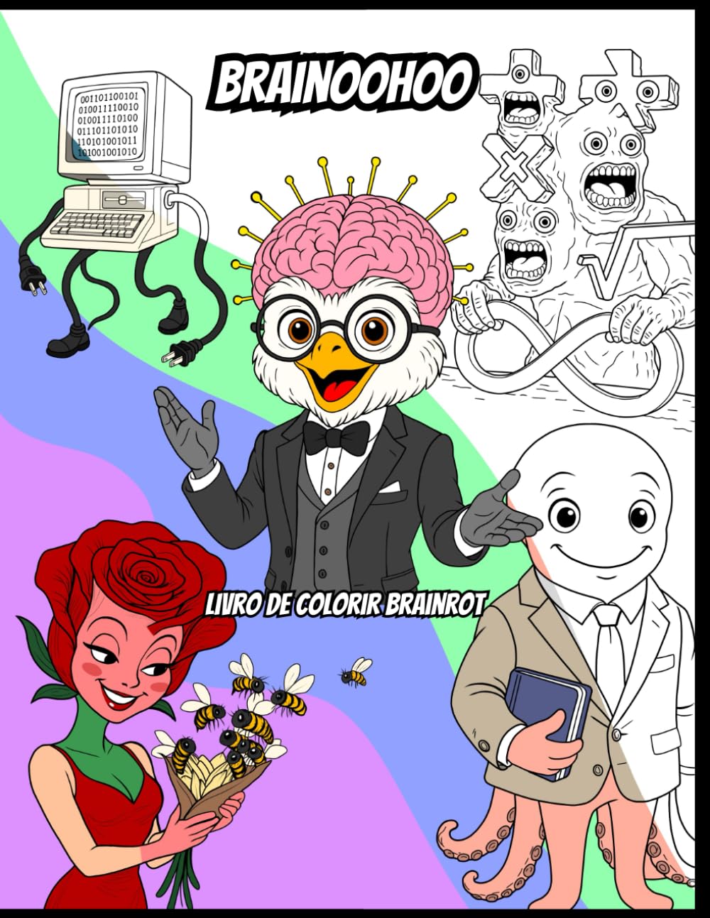 ler totalmente BrainooHoo: Livro de Colorir Brainrot — Versão Português Brasil (Portuguese Edition)