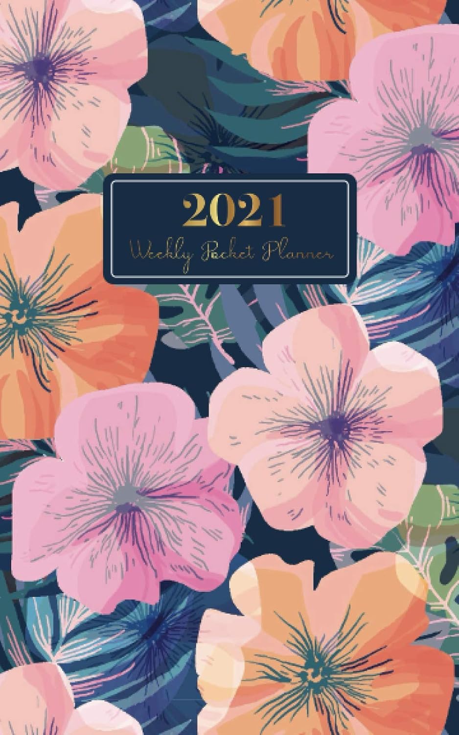 capítulo por capítulo baixar 2021 Weekly Pocket Planner: Beautiful Floral Cover | Monthly/Weekly Pocket Planner | Appointment Book | Agenda Organizer and Calendars | Keep Track of Daily Tasks | 5x8 Small Size