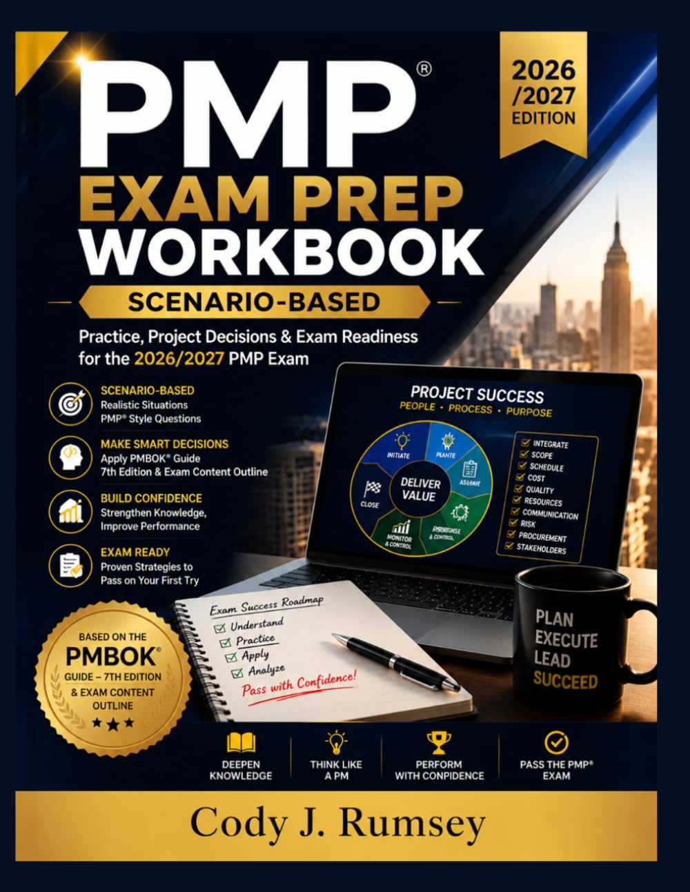 ler totalmente PMP Exam Prep Workbook: Scenario-Based: Practice, Project Decisions, Exam Readiness. Pass With Confidence.