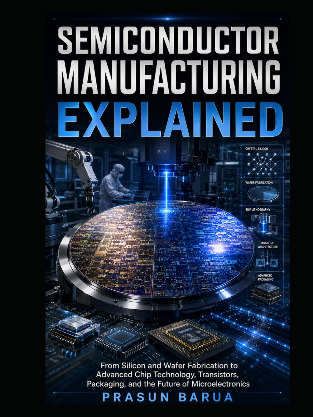 ler totalmente Semiconductor Manufacturing Explained: From Silicon and Wafer Fabrication to Advanced Chip Technology, Transistors, Packaging, and the Future of Microelectronics