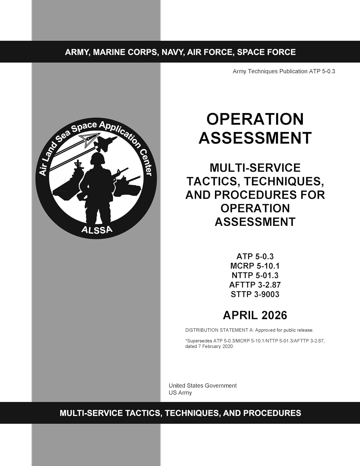 capítulo por capítulo baixar Army Techniques Publication ATP 5-0.3 Multi-Service Tactics, Techniques, and Procedures for Operation Assessment April 2026 (English Edition)