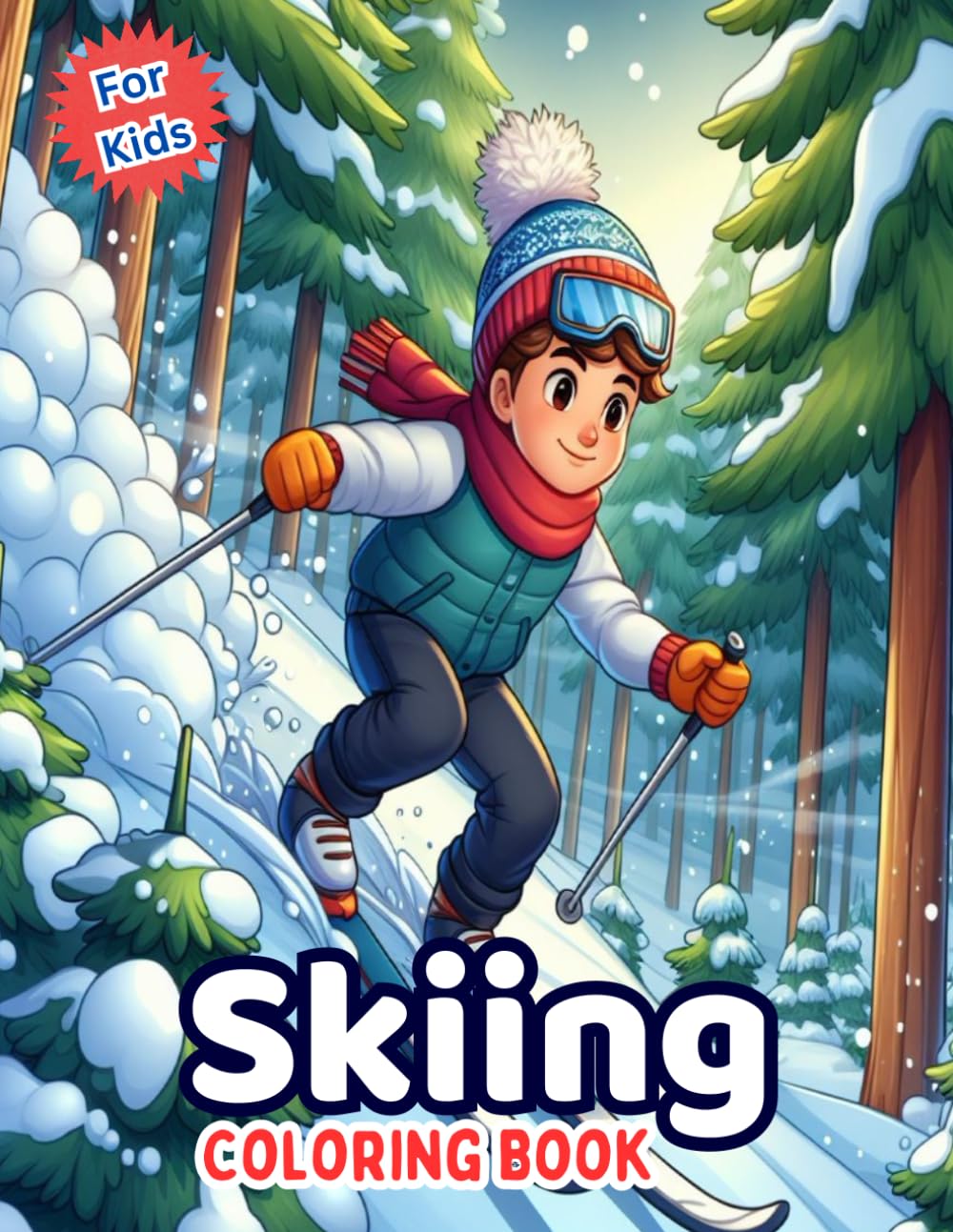 capítulo por capítulo baixar Skiing Coloring Book for Kids: Amazing and Cute Colouring Pages For Kids ages 5-12, 30 Fun Designs For Girls & Boys who Love Winter sports