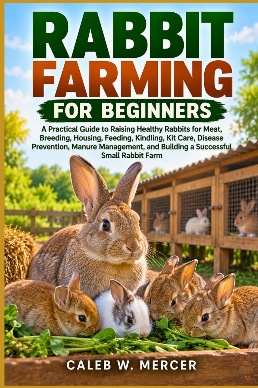 capítulo por capítulo baixar RABBIT FARMING FOR BEGINNERS: A Practical Guide to Raising Healthy Rabbits for Meat, Breeding, Housing, Feeding, Kindling, Kit Care, Disease... and Building a Successful Small Rabbit Farm