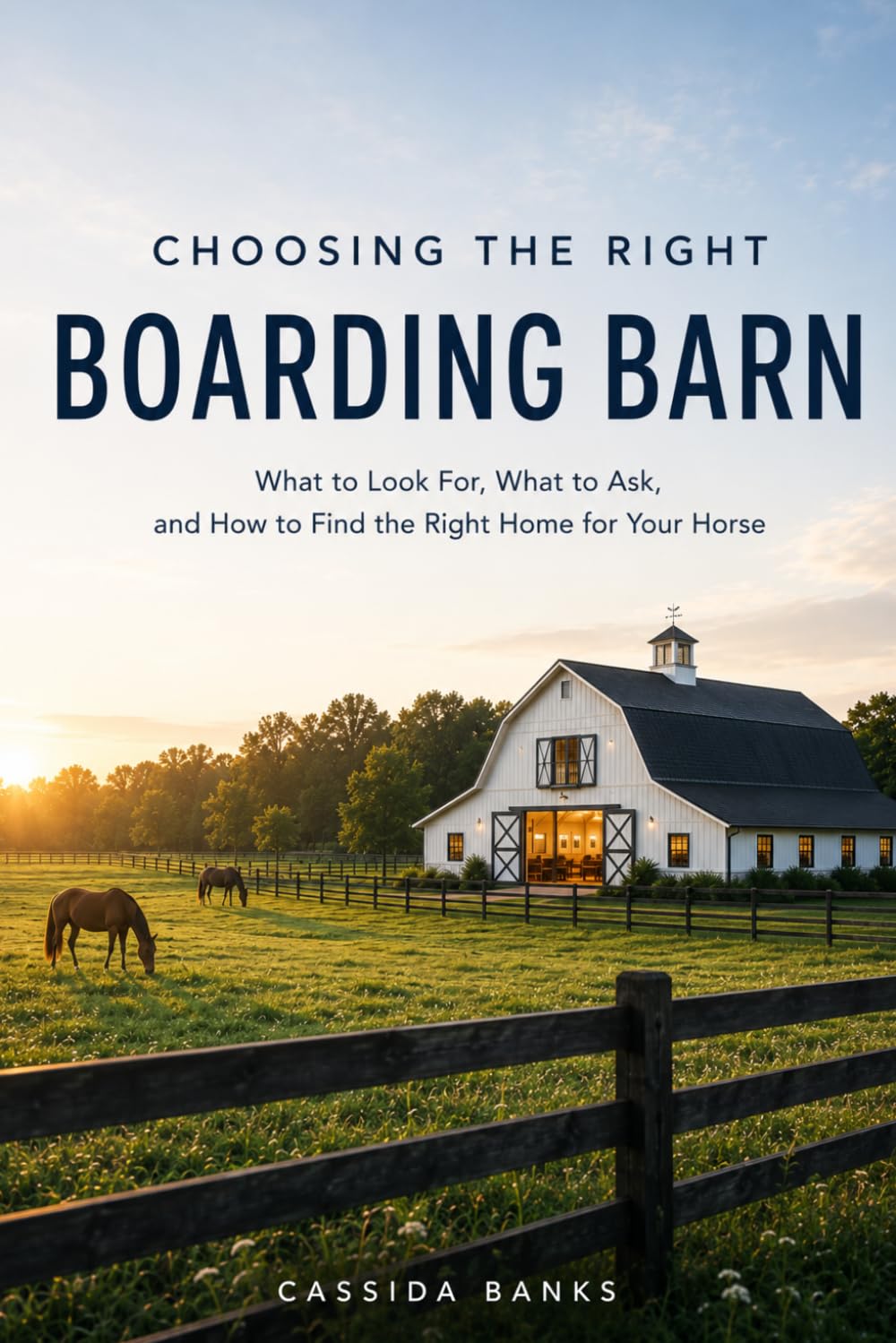 Choosing the Right Boarding Barn: What to Look For, What to Ask, and How to Find the Right Home for Your Horse baixar o livro de graça