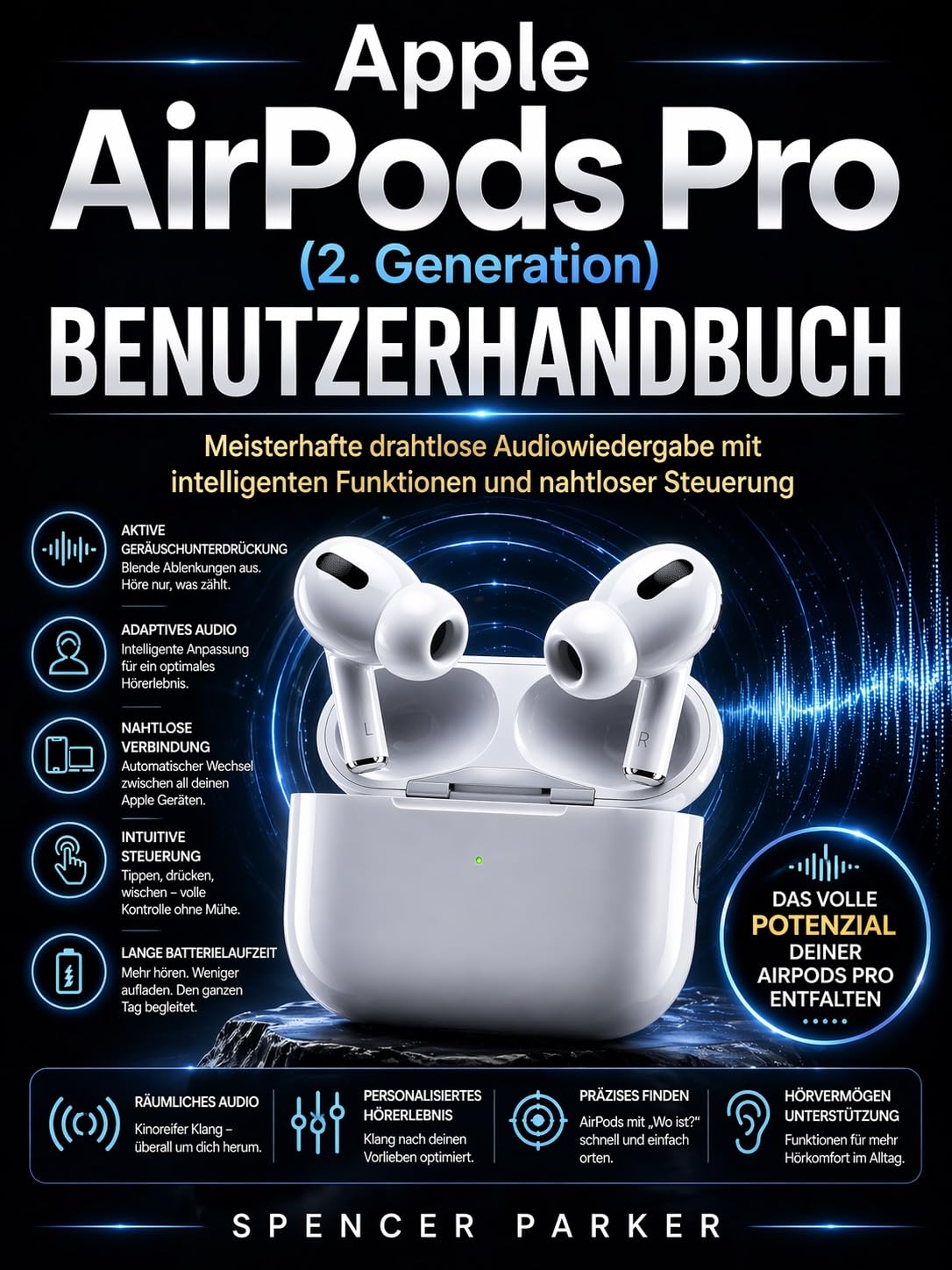 Apple AirPods Pro (2. Generation) BENUTZERHANDBUCH: Meisterhafte drahtlose Audiowiedergabe mit intelligenten Funktionen und nahtloser Steuerung (German Edition) baixar livro de graça