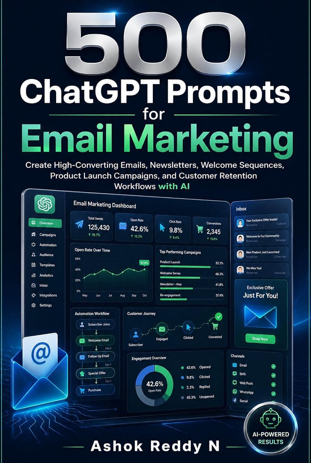 500 ChatGPT Prompts for Email Marketing: Create High-Converting Emails, Newsletters, Welcome Sequences, Product Launch Campaigns, and Customer Retention Workflows with AI (English Edition) baixar o livro de graça