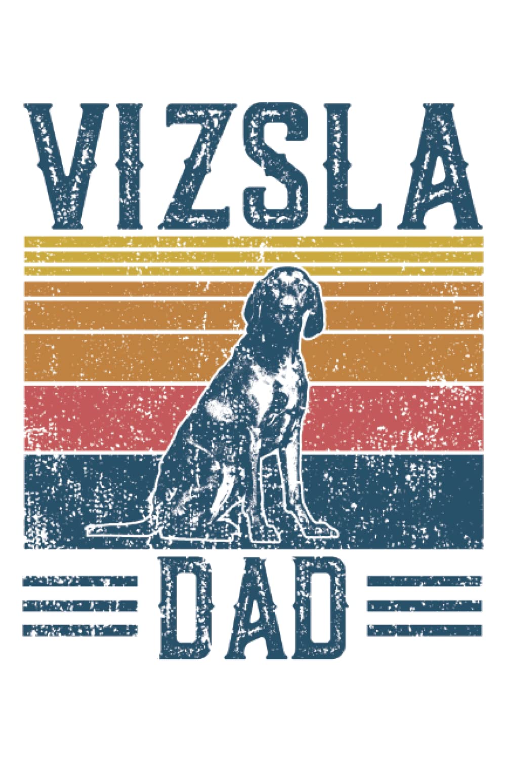 Dog Velcro Dad - Vintage Vizsla Dad: A Journal Size (6 x 9 inches) Notebook | Diary | Planner with 120 Dot Grid Pages baixar o livro de graça