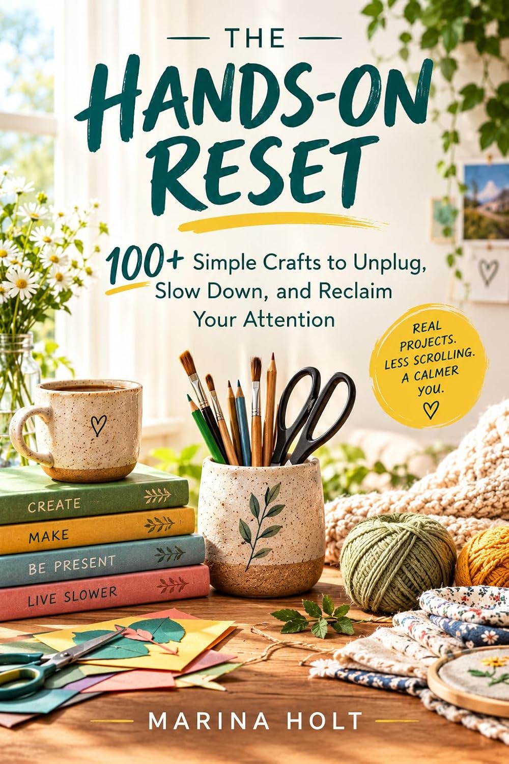 capítulo por capítulo baixar THE HANDS-ON RESET: 100+ Simple Crafts to Unplug, Slow Down, and Reclaim Your Attention (English Edition)