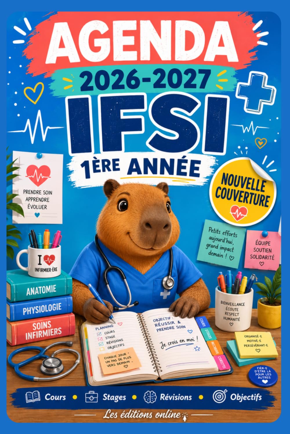 AGENDA IFSI 2026-2027 – 1re année infirmier(ère): Ouvrage pédagogique comprenant des contenus de révision, des fiches pratiques et des pages de suivi... en 1re année infirmier(ère) (French Edition) baixar o livro de graça
