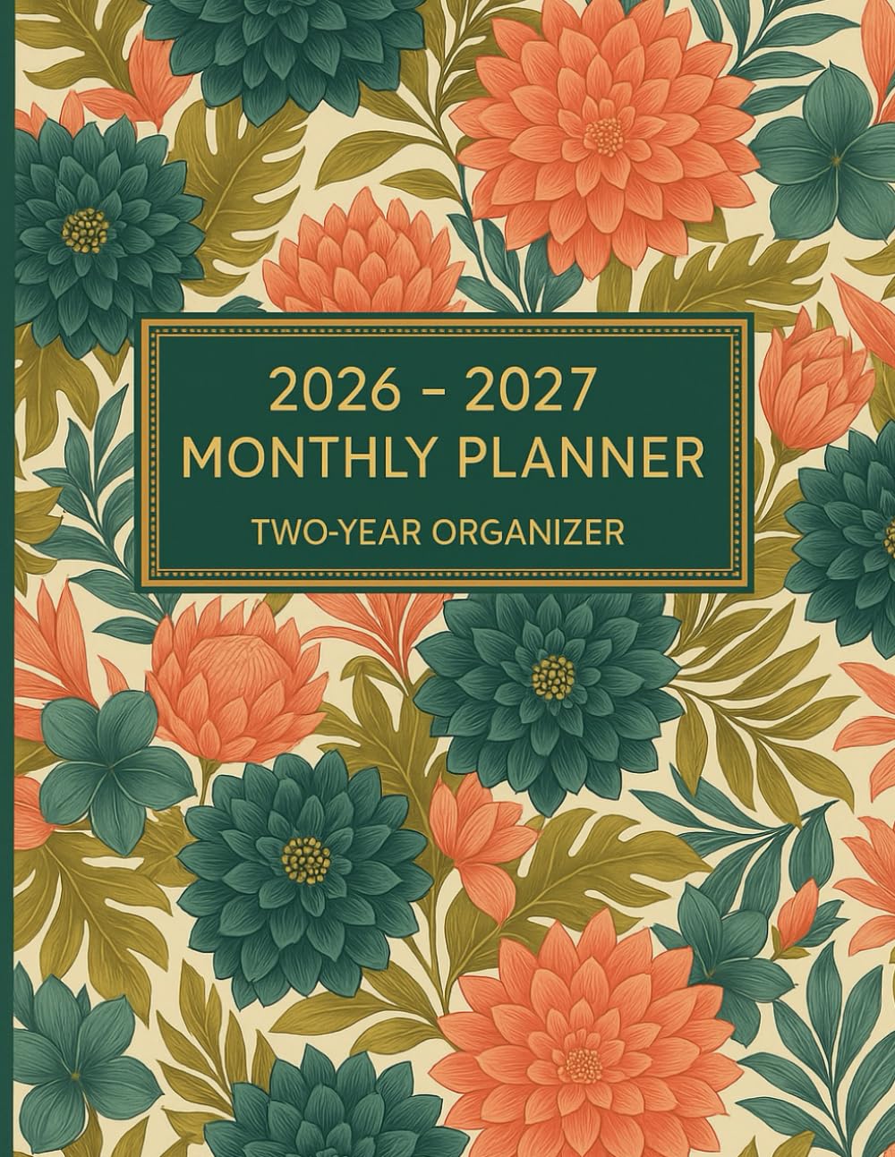 2026–2027 Monthly Planner: Large 8.5x11 | Vision Board | Password & Contact Tracker | Holiday & Birthday List | Monthly Goals | Notes Pages | Elegant Floral | for Women baixar livro de graça
