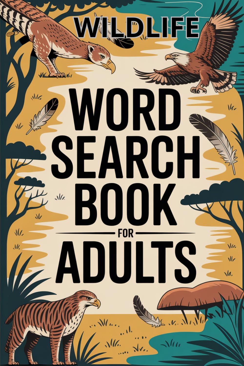 Wildlife Word Search Book for Adults: 100 Easy-to-Read Puzzles – Relaxing Nature & Animal Games for Seniors baixar o livro de graça