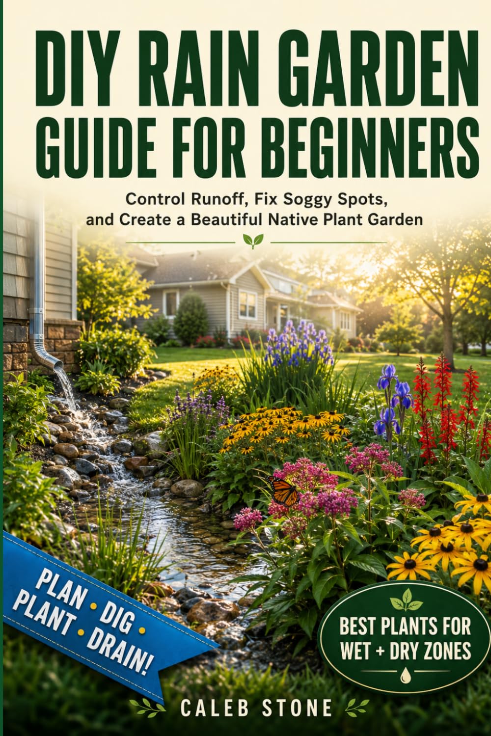 DIY Rain Garden Guide for Beginners: Control Runoff, Fix Soggy Spots, and Create a Beautiful Native Plant Garden