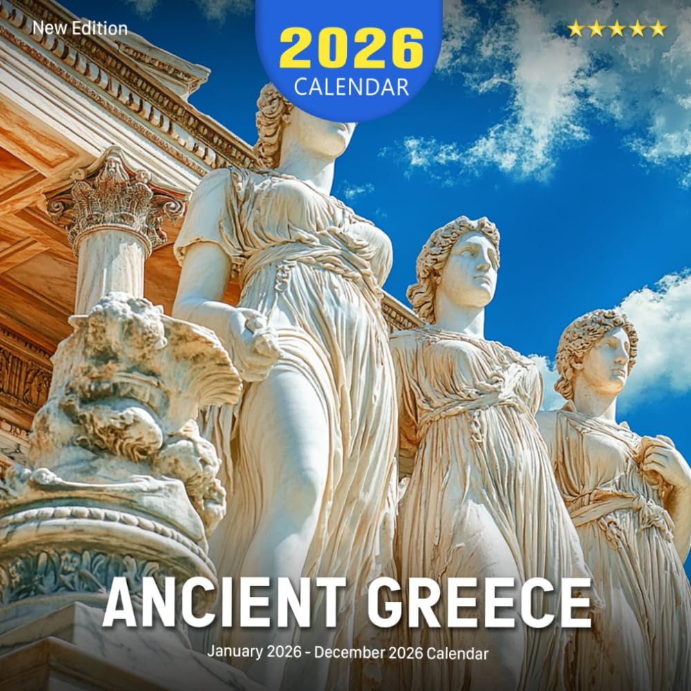 Ancient Greece Calendar 2026: Twelve months celebrating classical architecture and mythic sites baixar livro de graça