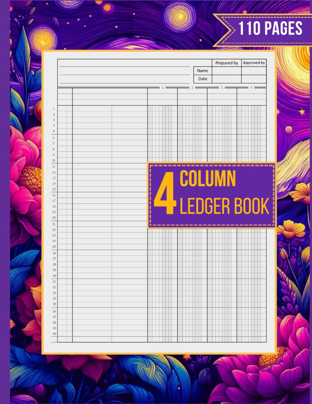4 Column Ledger Book: Bookkeeping Log Book for Small Business, Personal Finance, and Budget Management baixar livro de graça