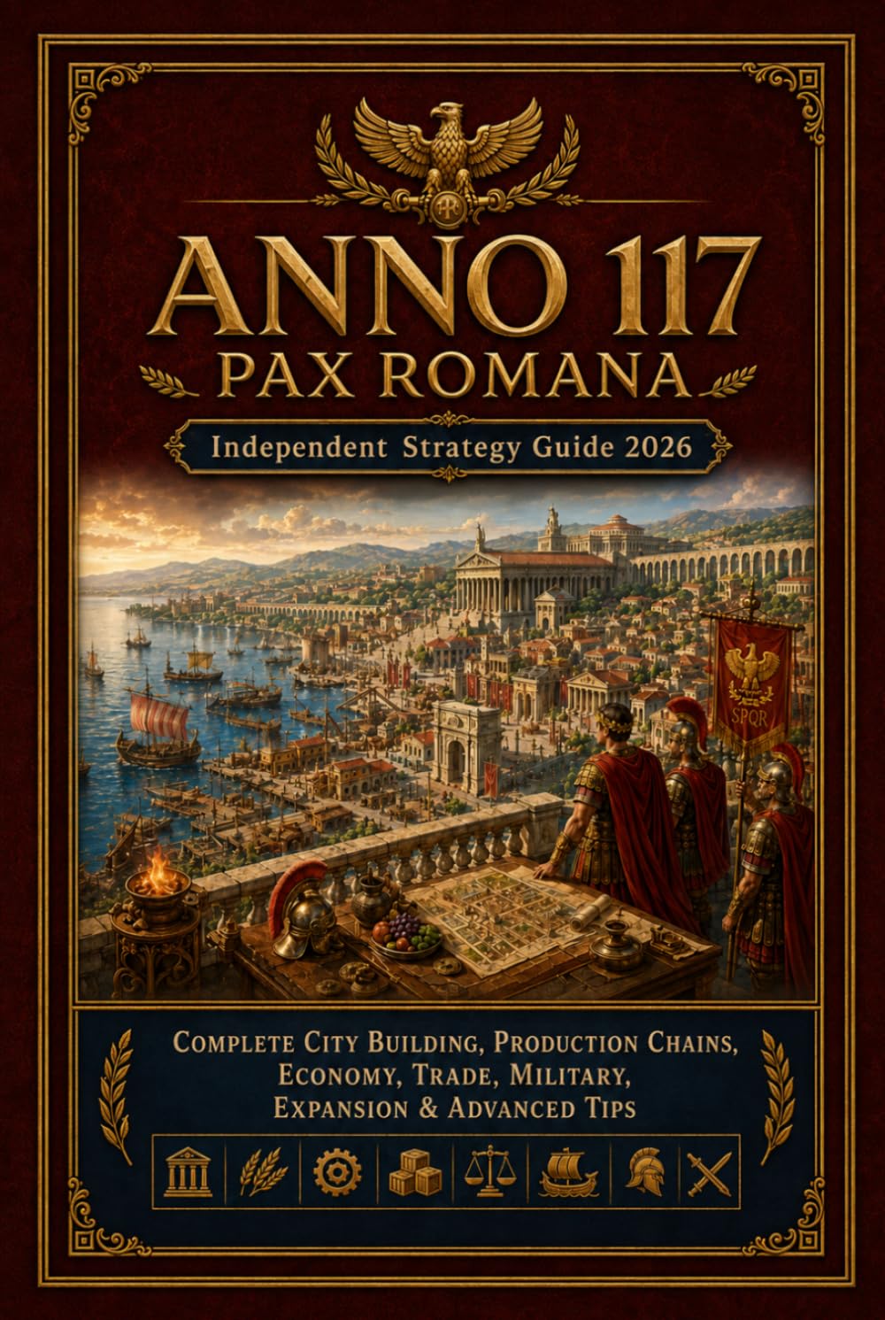 ler totalmente ANNO 117: PAX ROMANA Independent Strategy Guide 2026: Complete City Building, Production Chains, Economy, Trade, Military, Expansion & Advanced Tips
