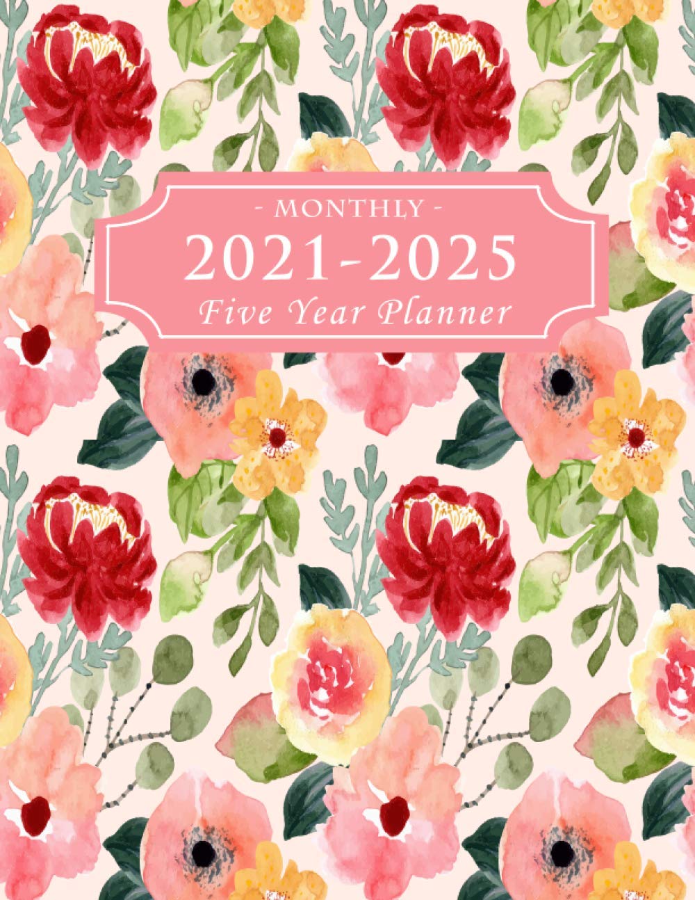 capítulo por capítulo baixar Monthly 2021-2025 Five Year Planner: 60 Months monthly Yearly Planner and Calendar, Agenda Schedule Organizer