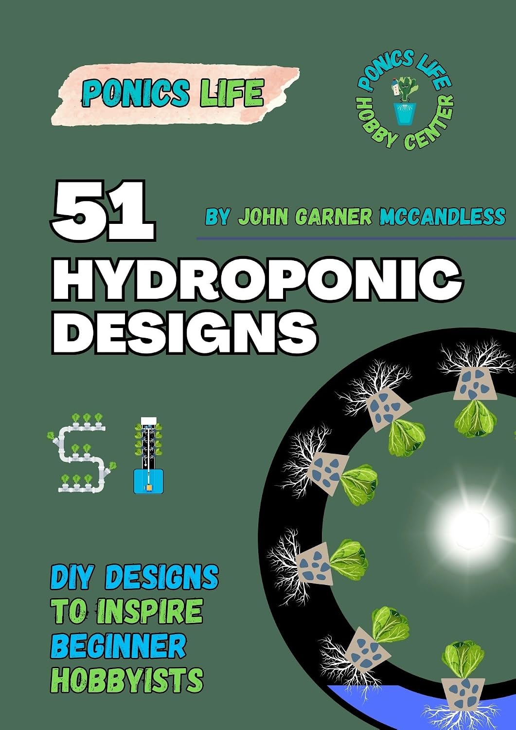 51 Hydroponic Designs: DIY Designs to Inspire Beginner Hobbyists (English Edition) baixar livro de graça