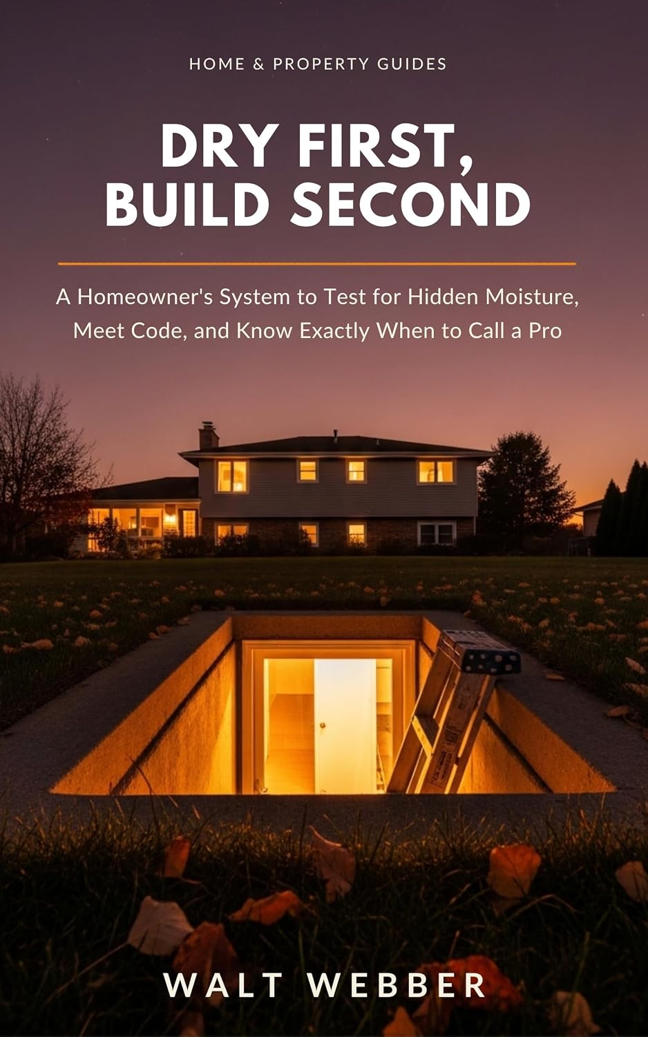 Dry First, Build Second: A Homeowner's System for Testing Your Basement for Hidden Moisture, Meeting Egress and Ceiling Height Code, and Knowing Exactly... & Property Guides Book 9) (English Edition) baixar livro de graça