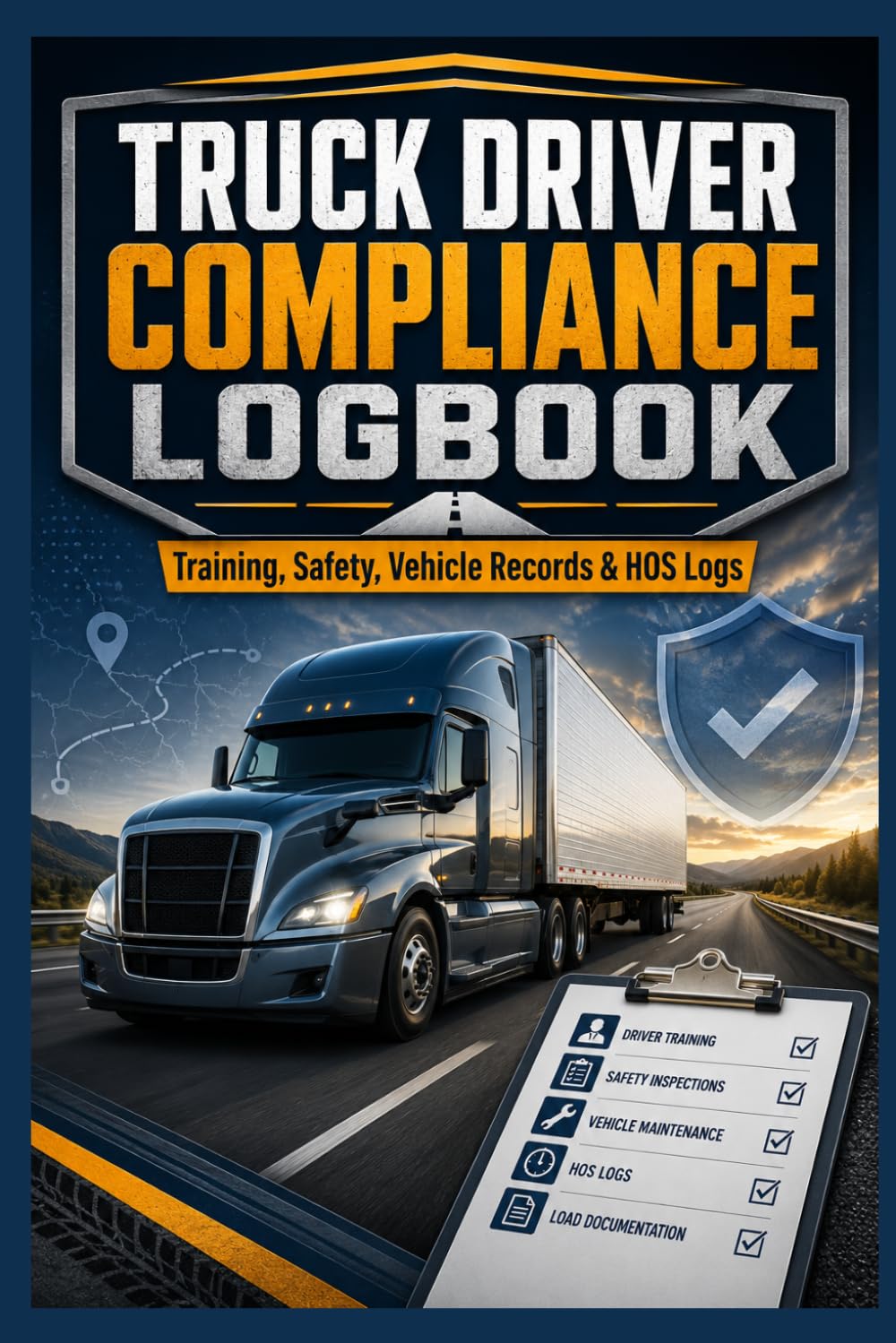 Truck Driver Compliance Logbook: Training, Safety, Vehicle Records & HOS Logs baixar o livro de graça