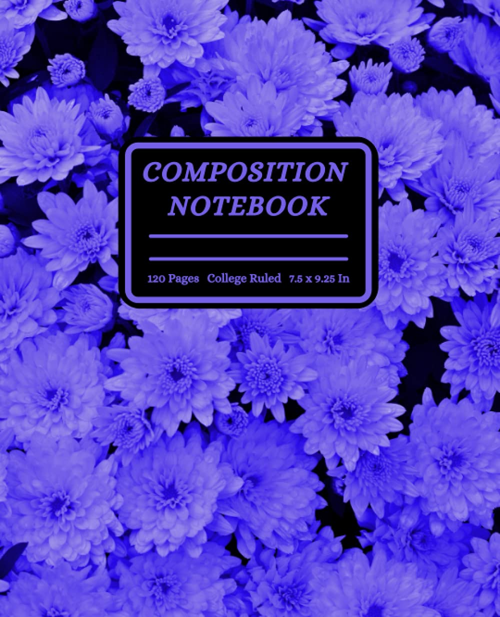 ler totalmente Purple Composition Notebook: Violet Flowers College Ruled Notebook for School Work and Note Taking 120 Blank Ruled Pages 7,5 x 9,25 Inches Matte Finish Cover