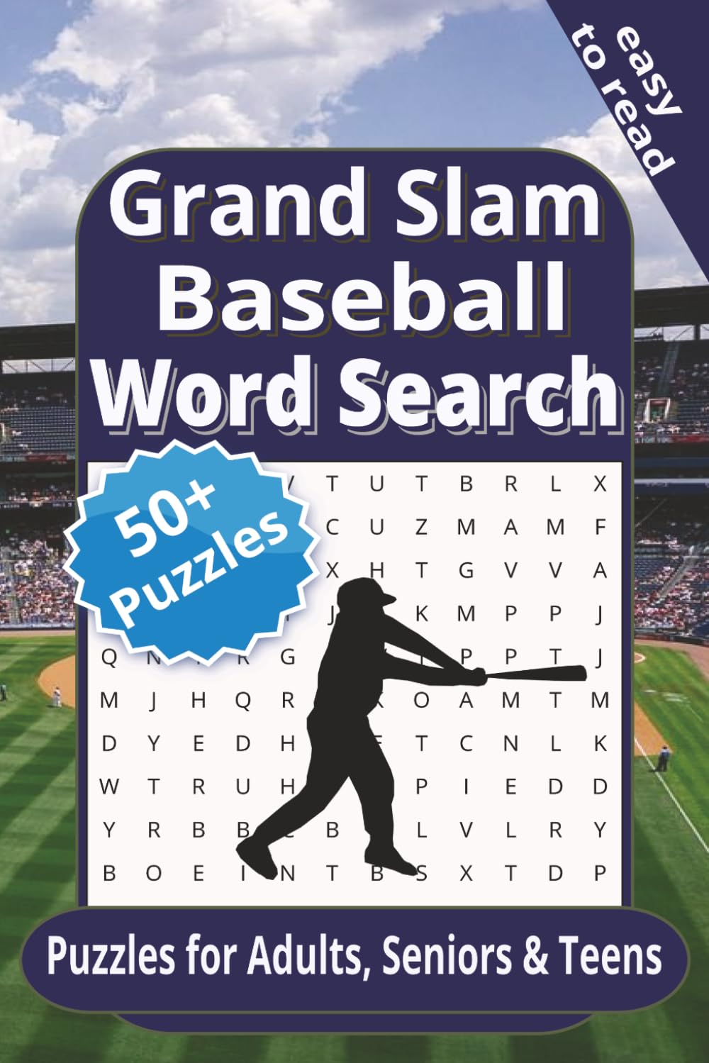 Grand Slam Baseball Word Search: 50+ Fun and Relaxing Game Day Puzzles with Solutions for Baseball Lovers of ALL Ages | 6x9 inches, 120 pages | Gift for Vacations and Leisure Time baixar o livro de graça