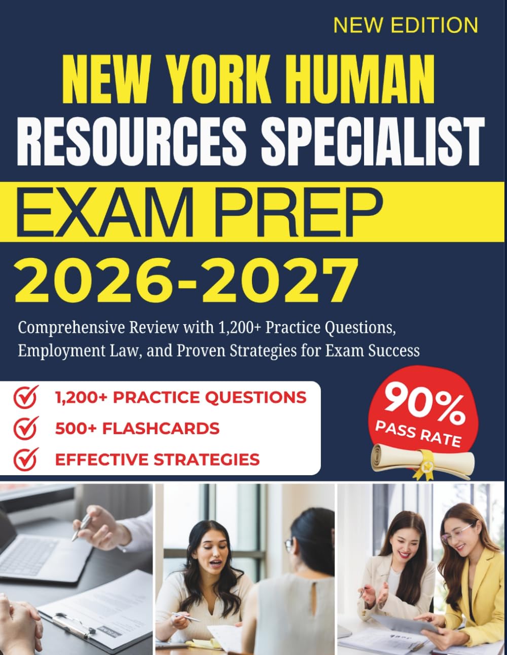 ler totalmente NEW YORK HUMAN RESOURCES SPECIALIST EXAM PREP 2026-2027: Comprehensive Review with 1,200+ Practice Questions, Employment Law, and Proven Strategies for Exam Success