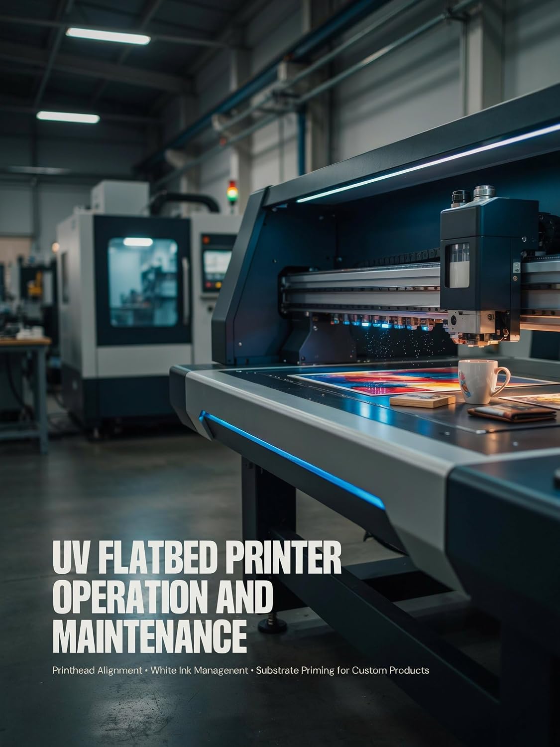 capítulo por capítulo baixar UV Flatbed Printer Operation and Maintenance: Printhead Alignment White Ink Management and Substrate Priming for Custom Products (English Edition)
