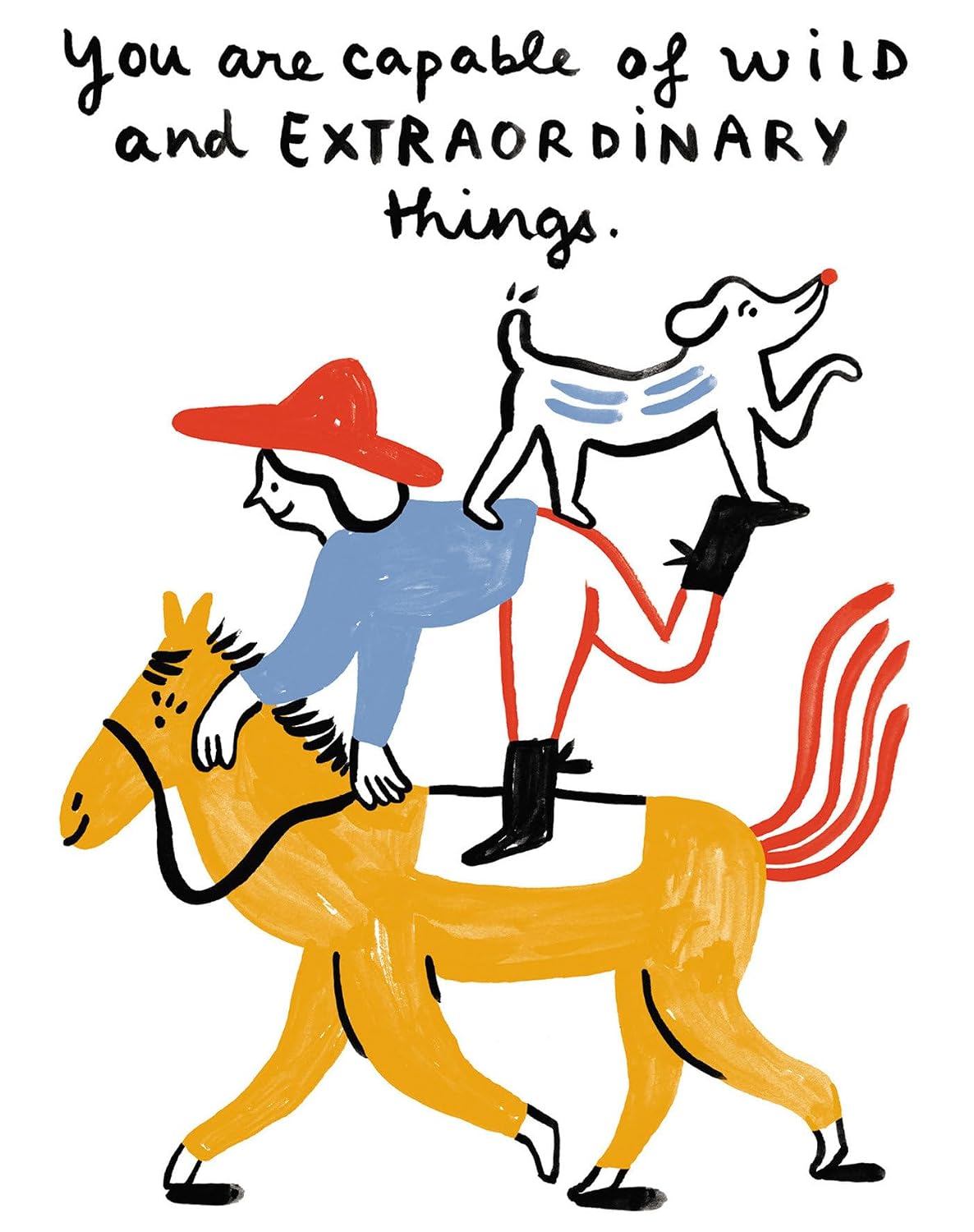 Love Muchly Greeting Cards: Birthday - You Are Capable of Wild and ExtraordinaryThings (Pack of 6) baixar o livro de graça