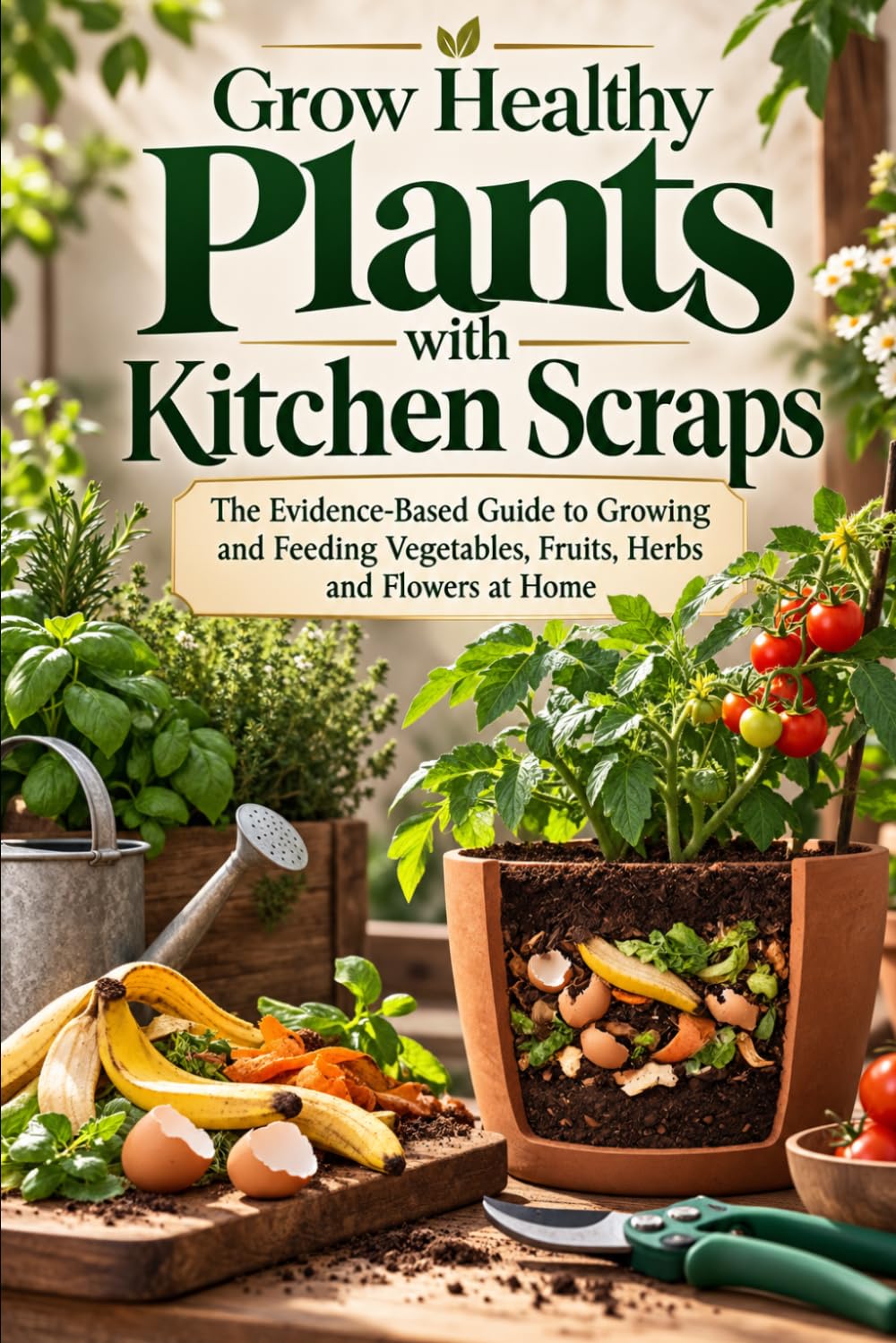 Grow Healthy Plants with Kitchen Scraps: The Evidence-Based Guide to Growing and Feeding Vegetables, Fruits, Herbs and Flowers at Home baixar livro de graça