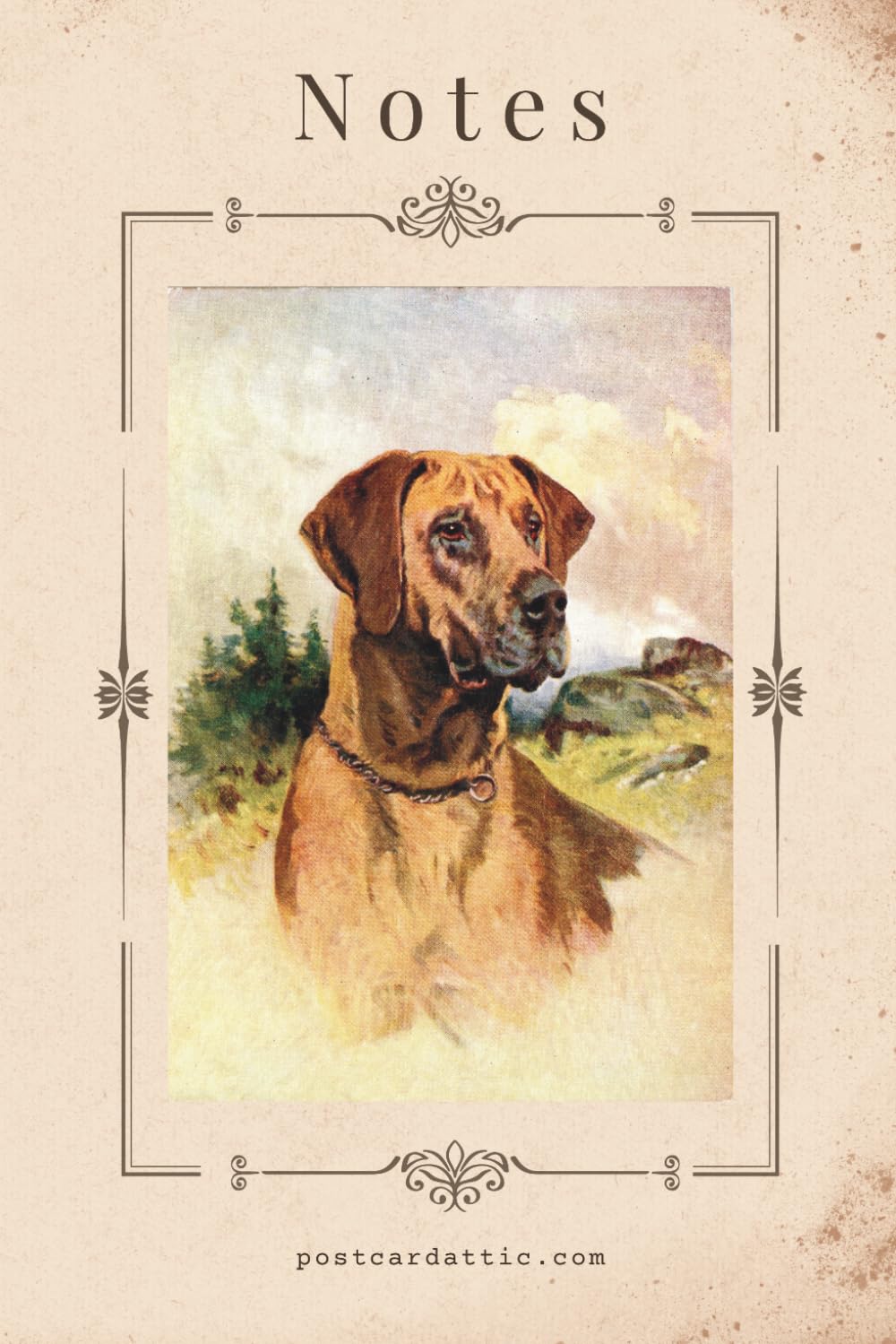 Notes: Great Dane Vintage Cigarette Card Postcard Notebook baixar o livro de graça