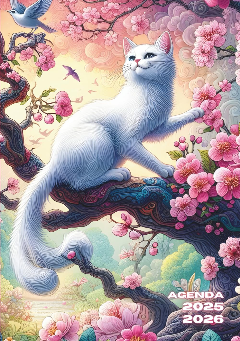 Agenda Scolaire: Chat, chaton Mignon, Fleurs de Cerisier | Journalier, une Page par Jour | 12 x 17 cm | De Septembre à Juillet | Pour Enfants, Fille,... | Animal, Kawaii, Sakura (French Edition) baixar o livro de graça