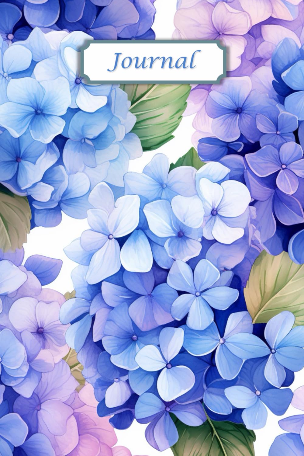 Hydrangea Collection: Blue & Purple Flower Blossoms Journal: 100 Blank Lined Pages | 6x9 inches | Personalized First Page | Boutique Gift baixar livro de graça